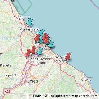 Mappa Via Cesare de Lollis, 65129 Pescara PE, Italia (5.17)