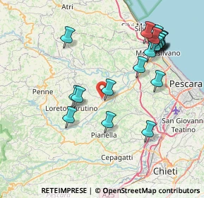Mappa SP75, 65010 Barberi PE, Italia (8.9275)