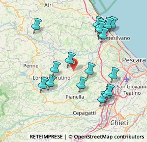 Mappa SP75, 65010 Barberi PE, Italia (8.31529)