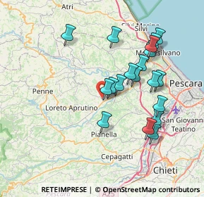 Mappa SP75, 65010 Barberi PE, Italia (7.37158)