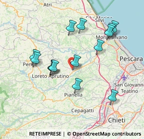 Mappa SP75, 65010 Barberi PE, Italia (7.53286)