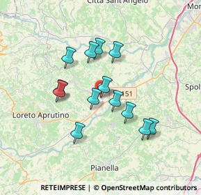 Mappa SP75, 65010 Barberi PE, Italia (3.07923)