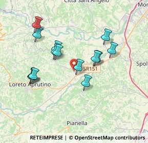 Mappa SP75, 65010 Barberi PE, Italia (3.57714)