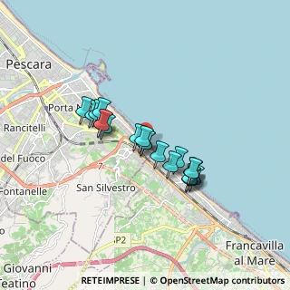 Mappa Viale Primo Vere, 65100 Pescara PE, Italia (1.4045)