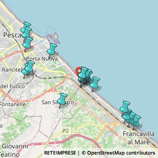 Mappa Viale Primo Vere, 65100 Pescara PE, Italia (2.21722)