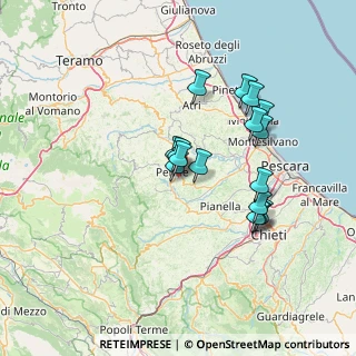 Mappa Contrada Localita Casale, 65017 Penne PE, Italia (12.80125)