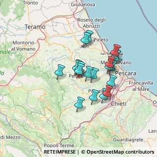 Mappa Contrada Localita Casale, 65017 Penne PE, Italia (11.216)