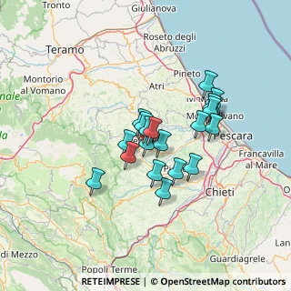 Mappa Contrada Localita Casale, 65017 Penne PE, Italia (10.615)