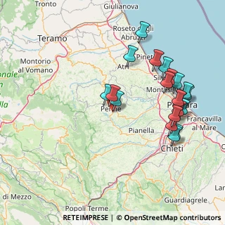 Mappa Via N. Fonticoli, 65017 Penne PE, Italia (17.453)