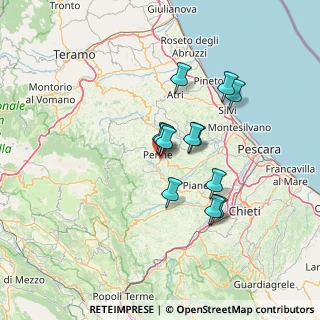 Mappa Via N. Fonticoli, 65017 Penne PE, Italia (11.0925)