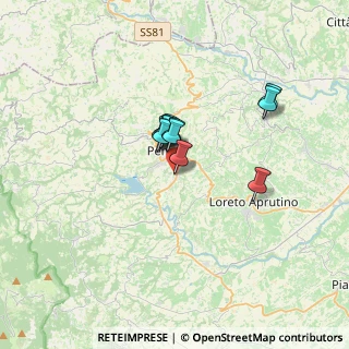 Mappa Via N. Fonticoli, 65017 Penne PE, Italia (2.25091)