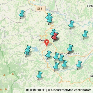 Mappa Via N. Fonticoli, 65017 Penne PE, Italia (4.441)