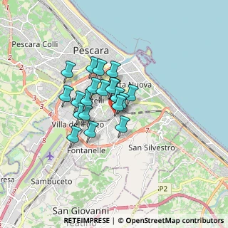 Mappa Via Adige, 65129 Pescara PE, Italia (1.1625)