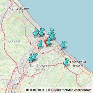Mappa Via Adige, 65129 Pescara PE, Italia (2.54667)