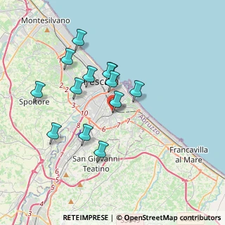 Mappa Via Adige, 65129 Pescara PE, Italia (3.44615)