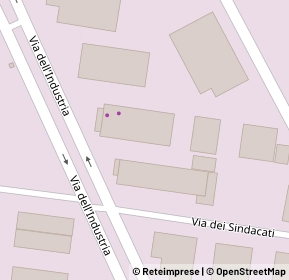 Mappa Via dei Sindacati, 01100 Viterbo VT, Italia (0.05769)