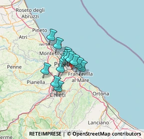 Mappa Via Pasquale Celommi, 65129 Pescara PE, Italia (7.085)