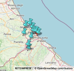 Mappa Via Pasquale Celommi, 65129 Pescara PE, Italia (8.21818)