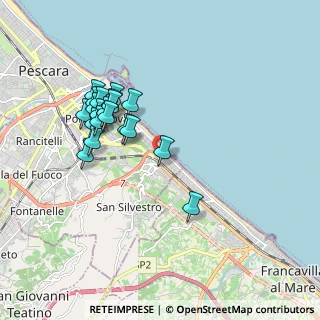 Mappa Via Pasquale Celommi, 65129 Pescara PE, Italia (1.8475)