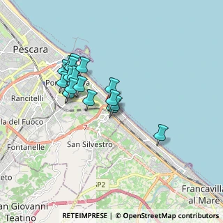 Mappa Via Pasquale Celommi, 65129 Pescara PE, Italia (1.59167)
