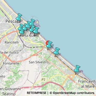 Mappa Via Pasquale Celommi, 65129 Pescara PE, Italia (2.30333)