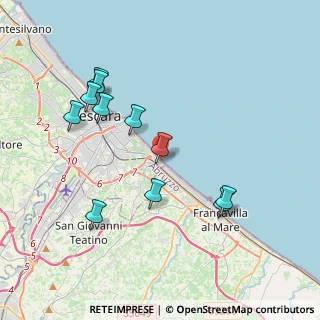 Mappa Viale Primo Vere, 65100 Pescara PE, Italia (4.08545)