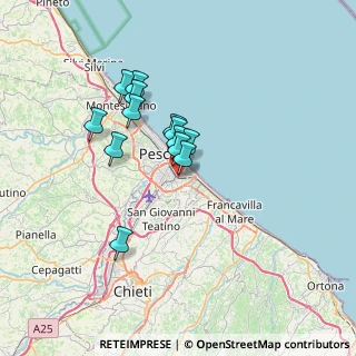 Mappa Via Lago di Bolsena, 65129 Pescara PE, Italia (5.44769)