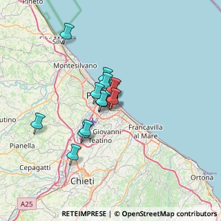 Mappa Via Lago di Bolsena, 65129 Pescara PE, Italia (5.24385)