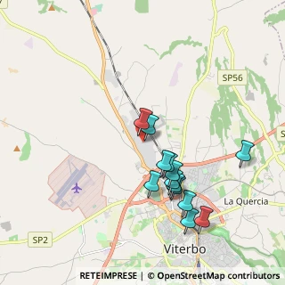 Mappa Via dei Sindacati, 01100 Viterbo VT, Italia (1.91923)
