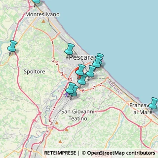 Mappa Via Stradonetto, 65129 Pescara PE, Italia (3.76909)