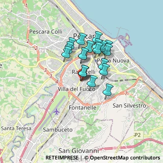Mappa Via Stradonetto, 65129 Pescara PE, Italia (1.2585)