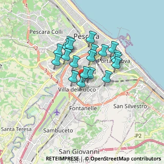 Mappa Via Stradonetto, 65129 Pescara PE, Italia (1.361)