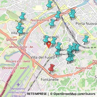 Mappa Via Stradonetto, 65129 Pescara PE, Italia (1.163)