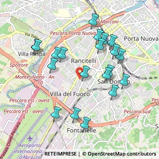 Mappa Via Stradonetto, 65129 Pescara PE, Italia (1.0695)
