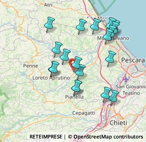 Mappa Via Barberi, 65010 Collecorvino PE, Italia (7.48789)