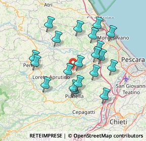 Mappa Via Barberi, 65010 Collecorvino PE, Italia (6.9115)