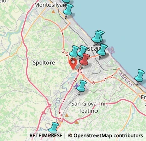 Mappa 65010 Pescara PE, Italia (3.79154)