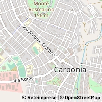 地图 Carbonia