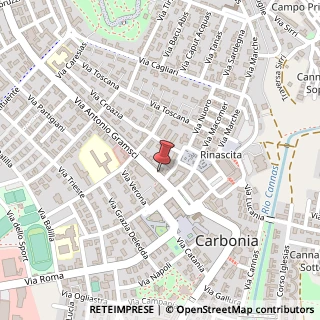 Mappa Via Antonio Gramsci, 31, 09013 Carbonia, Carbonia-Iglesias (Sardegna)