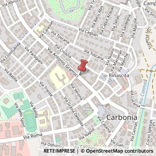 Mappa Via Antonio Gramsci, 83, 09013 Carbonia, Carbonia-Iglesias (Sardegna)