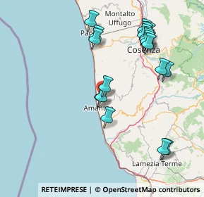 Mappa Via Corrado Alvaro, 87033 Belmonte Calabro CS, Italia (18.4665)