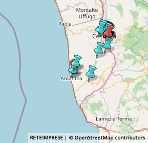 Mappa Via Corrado Alvaro, 87033 Belmonte Calabro CS, Italia (16.692)