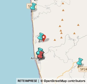 Mappa Via Corrado Alvaro, 87033 Belmonte Calabro CS, Italia (4.85091)