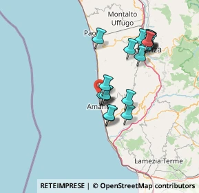 Mappa Belmonte Calabro, 87033 Belmonte Calabro CS, Italia (13.941)