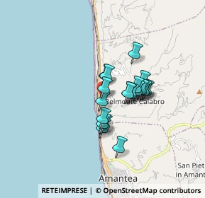 Mappa Belmonte Calabro, 87033 Belmonte Calabro CS, Italia (1.2805)