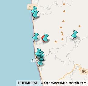 Mappa Via Padre Giacinto Localita Serra, 87033 Belmonte Calabro CS, Italia (3.83727)