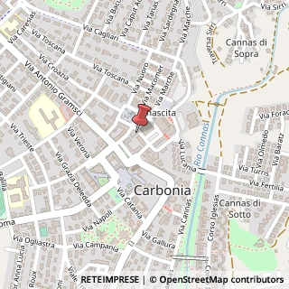 Mappa Piazza Francesco Ciusa, 09013 Carbonia SU, Italia, 09013 Carbonia, Carbonia-Iglesias (Sardegna)