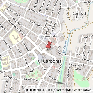Mappa Viale Arsia, 09013 Carbonia SU, Italia, 09013 Carbonia, Carbonia-Iglesias (Sardegna)