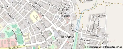 Mappa Carbonia