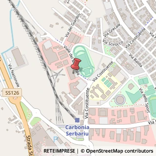 Mappa Via della Stazione, 361, 09013 Carbonia, Carbonia-Iglesias (Sardegna)